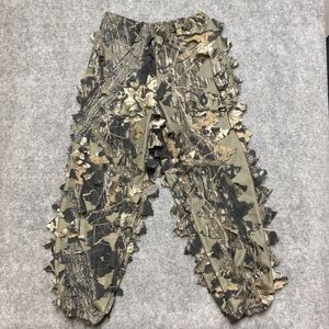 Vintage ScentLok 3D Leafy Ghillie Camo Hunting Pants Men's M/L Green Camoflauge‎